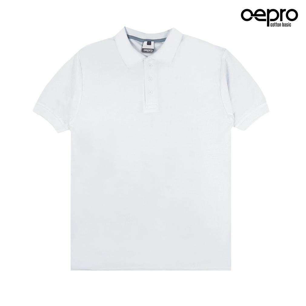 Promo - Kaos Polo Premium | Kaos Kerah Premium | Polo Shirt | Full Katun | Snow White | Oepro