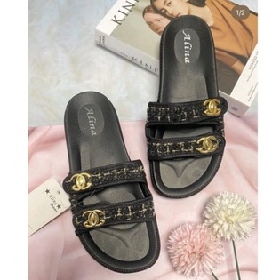 SANDAL WEDGES SOL KARET GUCI WANITA 2022