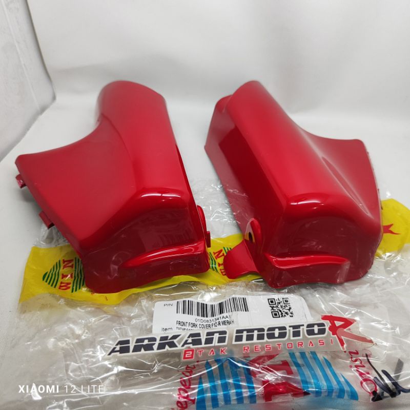 COVER TUTUP SHOCK SPAKBOR DEPAN VEGA F1ZR FIZ R FIZR MERAH NON ORIGINAL MERK WIN