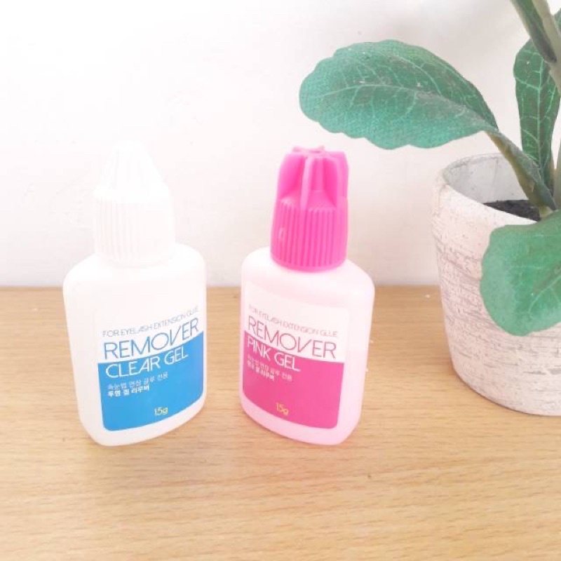 Gel Remover Glue for eyelash extensions extension made in korea 15ml remover pink gel