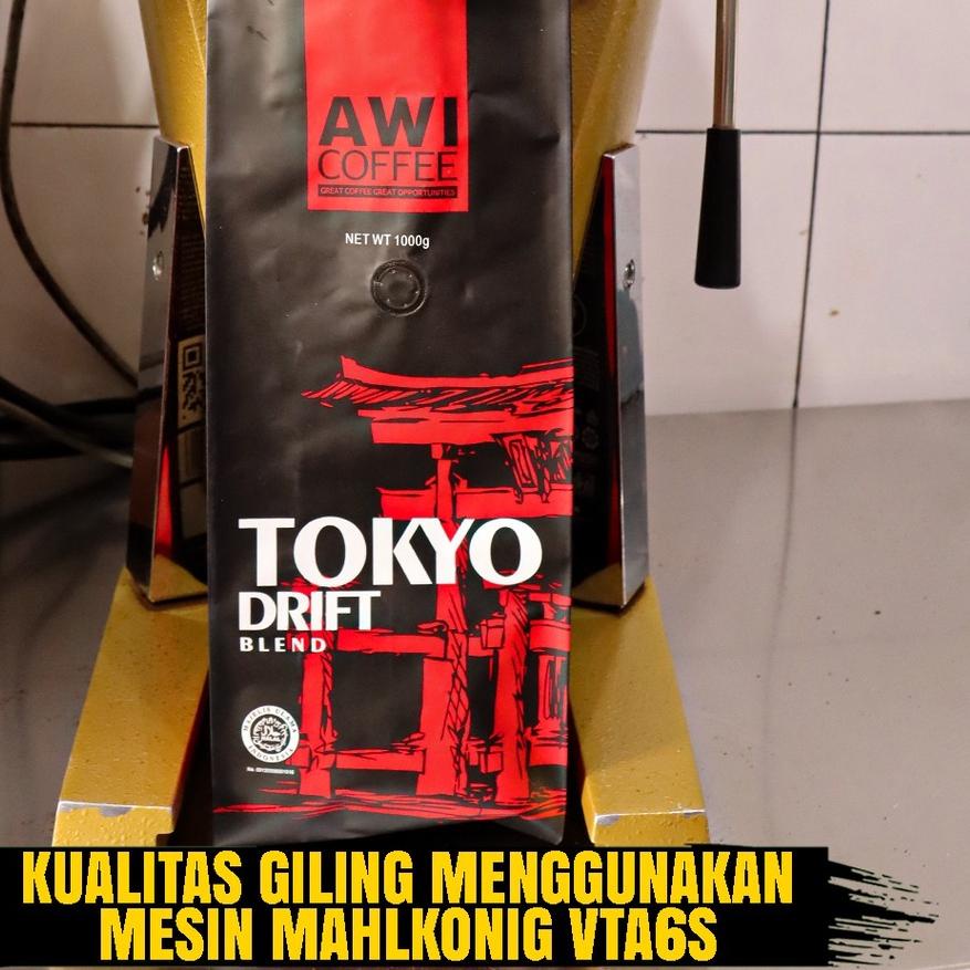 

SALE✅Awi Kopi Tokyo Drift 1 Kg Biji | Roasted Coffee Beans | Arabica Robusta Premium Cafe Blend|KD6