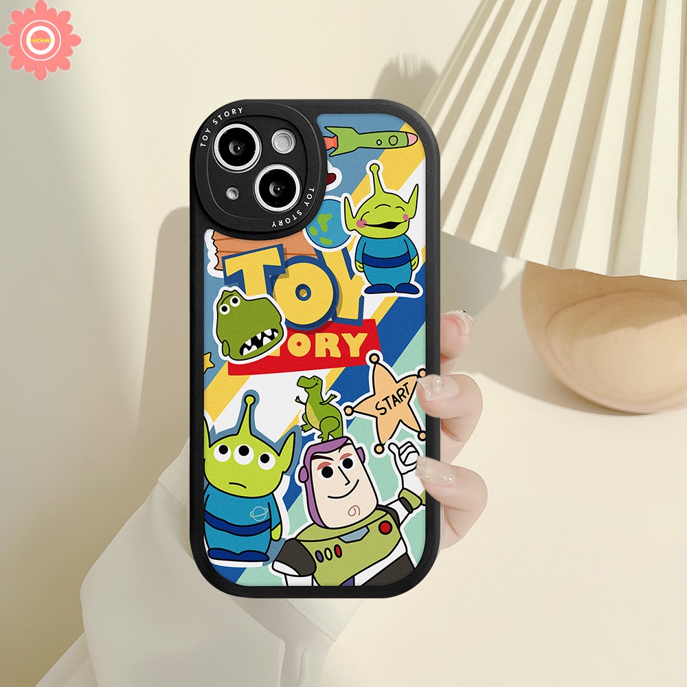 Casing Toy Story Lucu Vivo Y16 Y17 Y20 Y35 Y15 Y15s Y11 Y22 Y12 V23E V23 Y20i Y21 Y12i Y21s Y33s Y31 Y91C Y22s Y21A Y51 Y15A Y91 Y20s Y30 Kartun Strawberry Bear Manyo Soft Cover