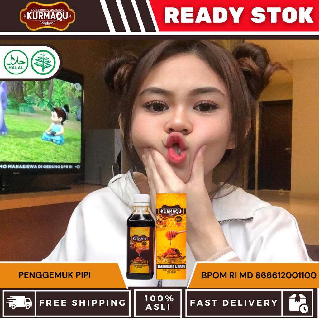 Suplemen Penggemuk Pipi, Pipi Cabi, Pipi Tembem, Pipi Cubby, Pipi Gemoy - Madu Herbal Multivitamin &