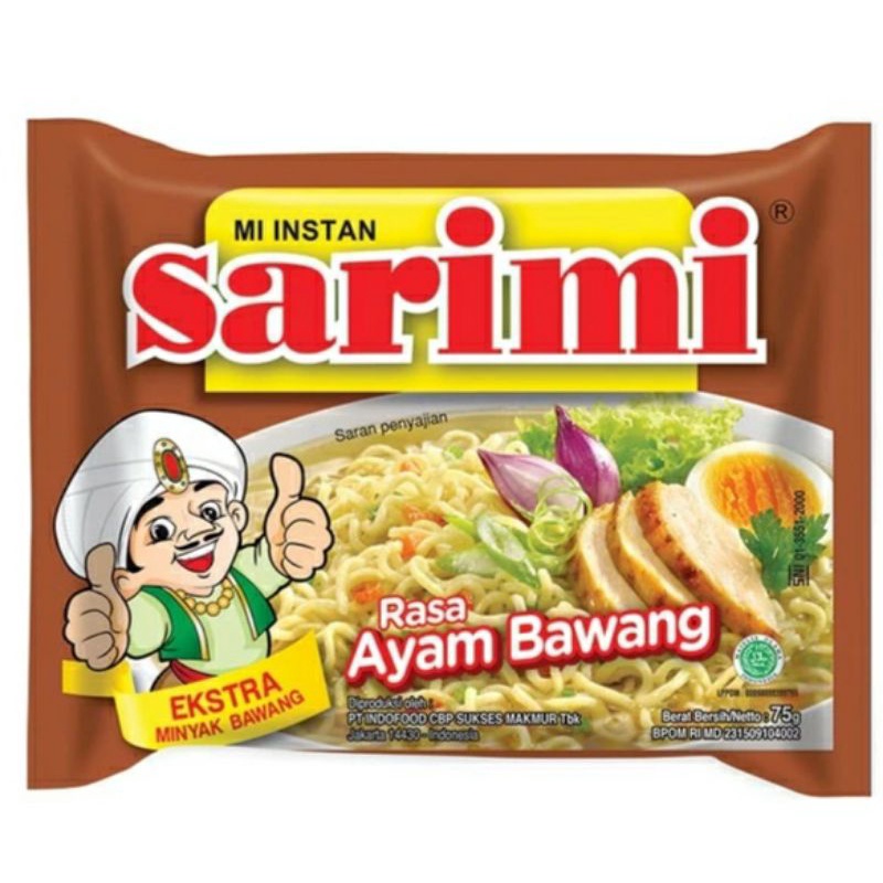 Sarimi Ayam Bawang 1 dus isi 40