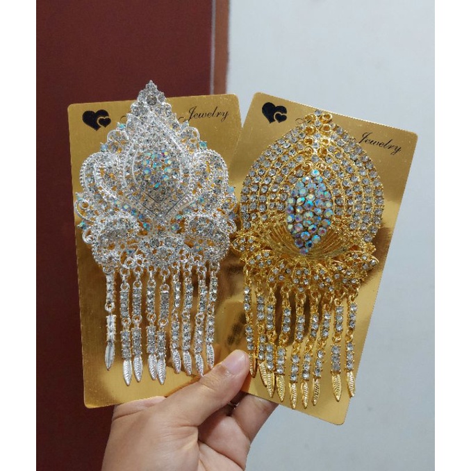 Bross Kebaya Pengantin - Bros Bunga Jumbo - Brooch Wedding