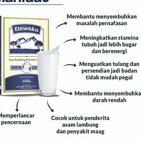 

DISKON BRANDS FESTIVAL Susu Kambing Etawaku Platinum Susu Kambing 200gr Bpom Rendah Gula !!