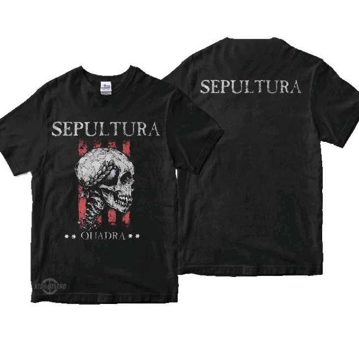 kaos SEPULTURA QUADRA Premium tshirt Sepultura roots arise chaos ad kaos band hardcore metal vintage