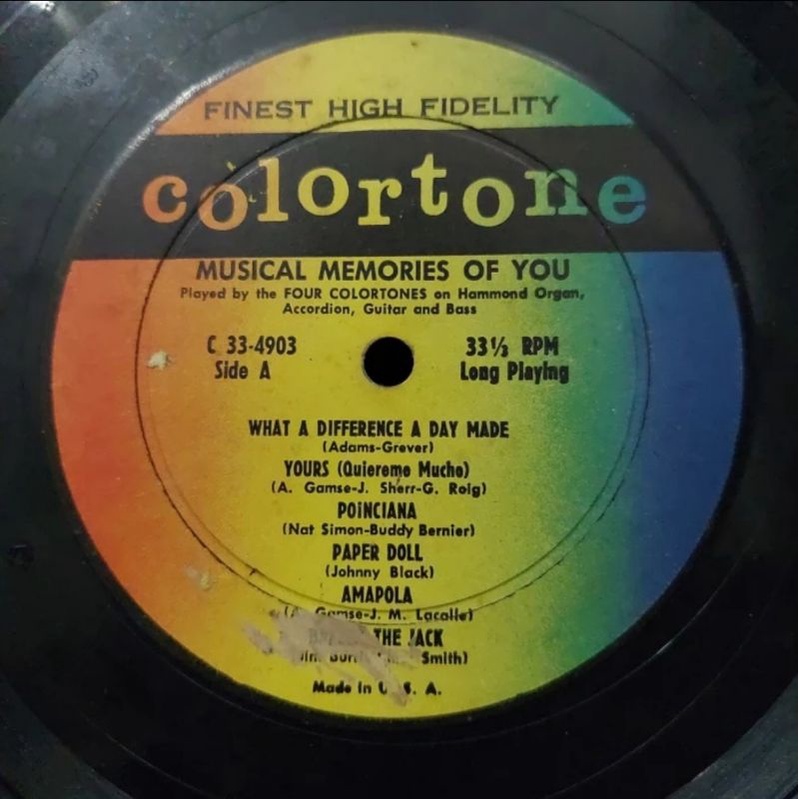 Kaset Vinyl Piringan Hitam 12 inch Musical Memories Of You