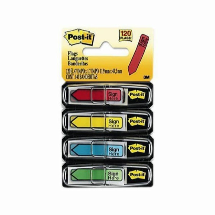 

3M post it flags sign here 684-SH Page Marker