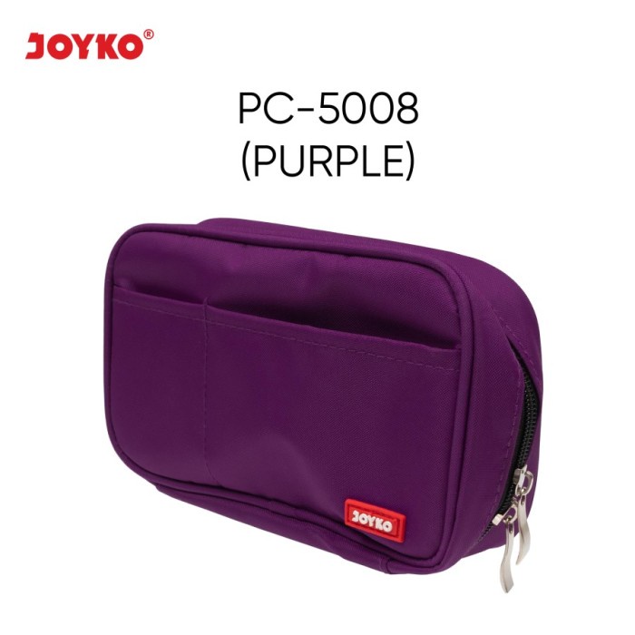 

✨NEW✨ - Joyko Pencil Case Tempat Pensil PC-5008 / Pocket Simple Murah - Purple