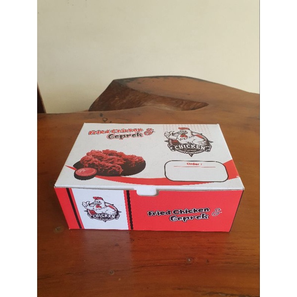 Jual Dus Dos Kardus Ayam Geprek Fried Chicken Shopee Indonesia