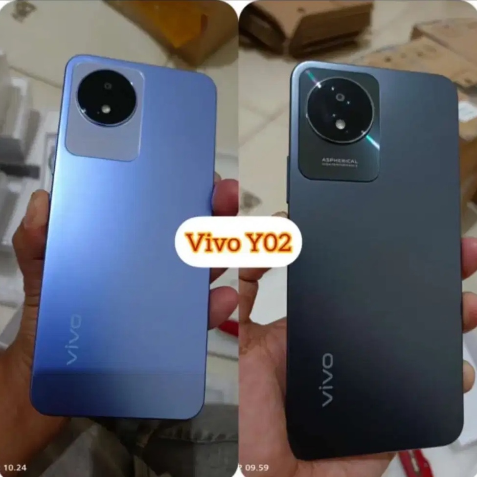Vivo Y02 3/32 GB Smartphone Handphone Android Garansi Resmi