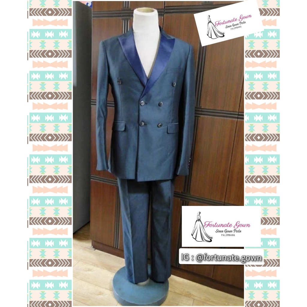 Satu set Jas Pria / Jas Wedding / Jas Formal / Blazer Pria tebal