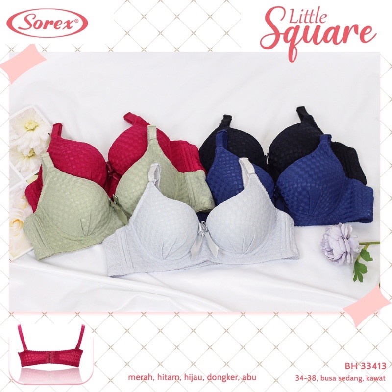 BRA/BH SOREX BUSA KAWAT ART 33413 KAIT TIGA BUSA TIPIS BISA LEPAS TALI BEST SELLER