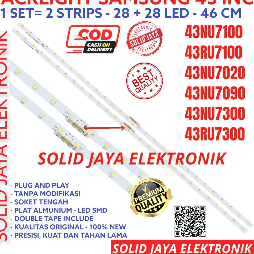 BACKLIGHT TV LED SAMSUNG 43 INC UA 43NU7100 43RU7100 43NU7020 43NU7090 43NU7300 43RU7300 UA43NU7100 