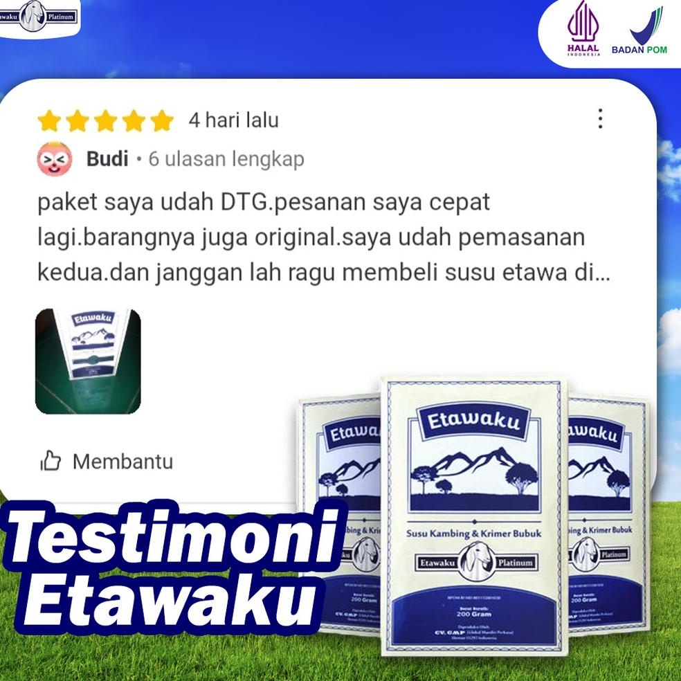 

Paling Dicari.. Etawaku Platinum Paket 2 Box - Susu Kambing Murni & Krimer Bubuk S0F