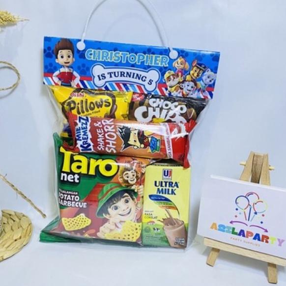 

(COD )NEW_PRODUCT Paket Snack Label Custom Best seller / Hampers Ulang Tahun Anak