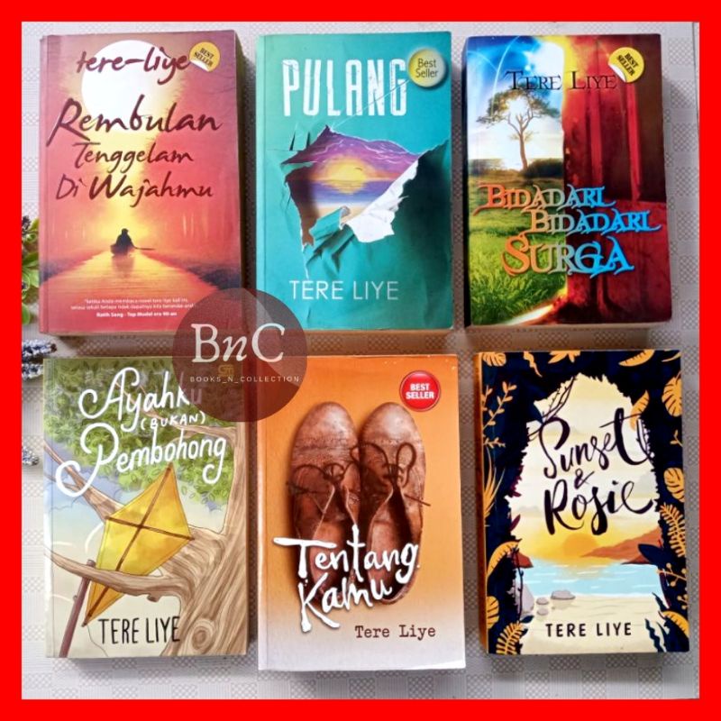 novel Tere Liye Original bekas banyak judul second