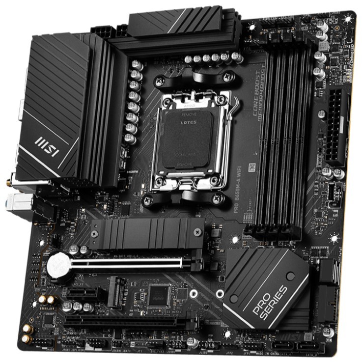 MSI PRO B650M-A WIFI Motherboard AMD B650 AM5 DDR5 mATX