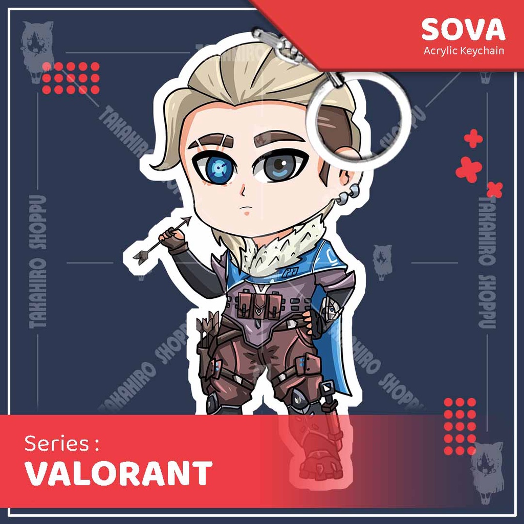 Gantungan Kunci / Keychain Akrilik Valorant SOVA