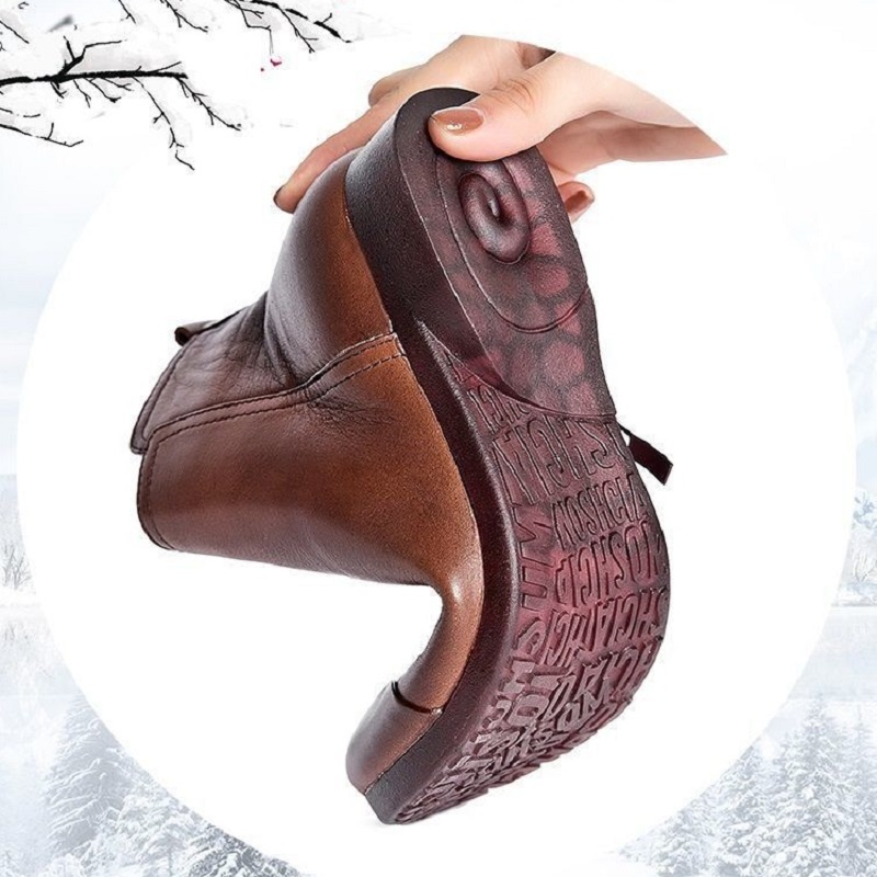 Import Terbaru Original Kulit Asli Sepatu Boots Wanita Tinggi Casual Keren Formal Lembut Empuk Ringan Kerja Kuliah Cewek Cantik Kekinian 235