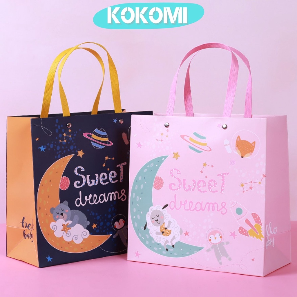 

KOKOMI Paper Bag Ulang Tahun Anak Paper Bag Kado Hadiah Ultah Goodie Bag Souvenir Anak Cewek Cowok