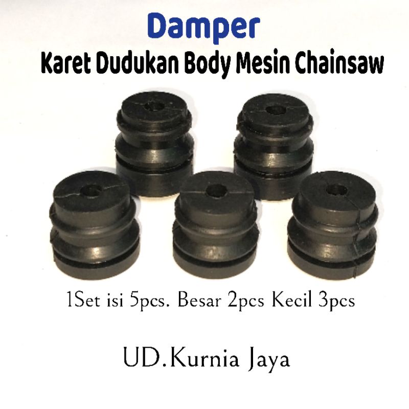 Karet body mesin chainsaw senso karet dudukan mesin chainsaw