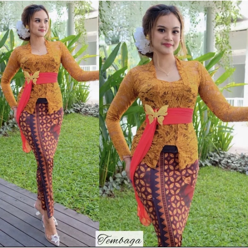 CUCI GUDANG (kebaya saja) Kebaya bali brokat strait sofia/kebaya brokat strait/kebaya sofia/kebaya