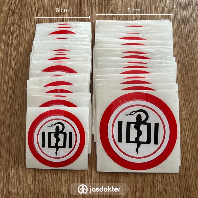 Sticker IDI Timbul / Nyala Dalam Gelap