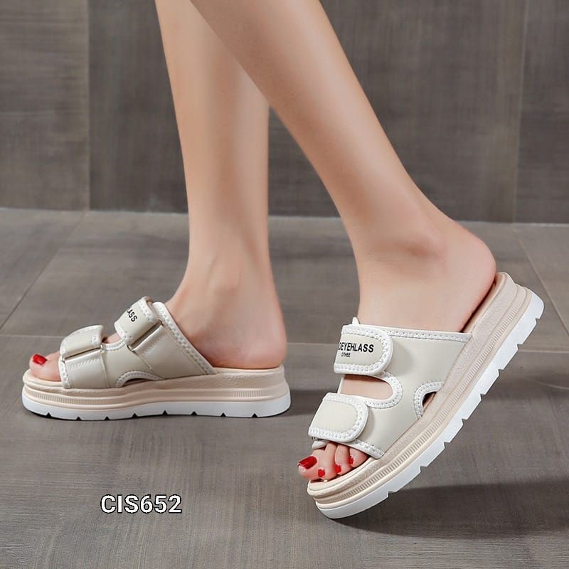 SANDALS SLOP WEDGES BOTTOM SLOP HIKS KOREA CIS652