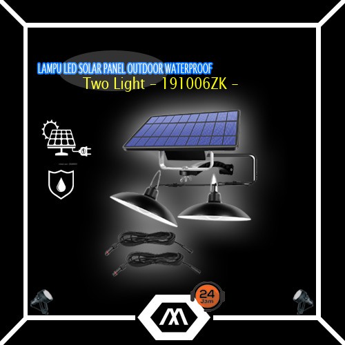 LAMPU TENAGA SURYA SOLAR CELL SOLAR PANEL SENSOR CAHAYA TAMAN RUMAH