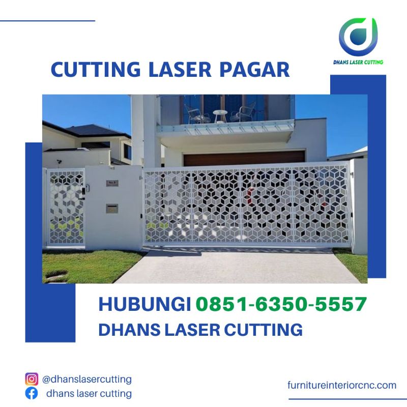 JASA LASER CUTTING, PAGAR LASER CUTTING - BALKON - TERALIS- PARTISI- RAILING TANGGA - FASADE