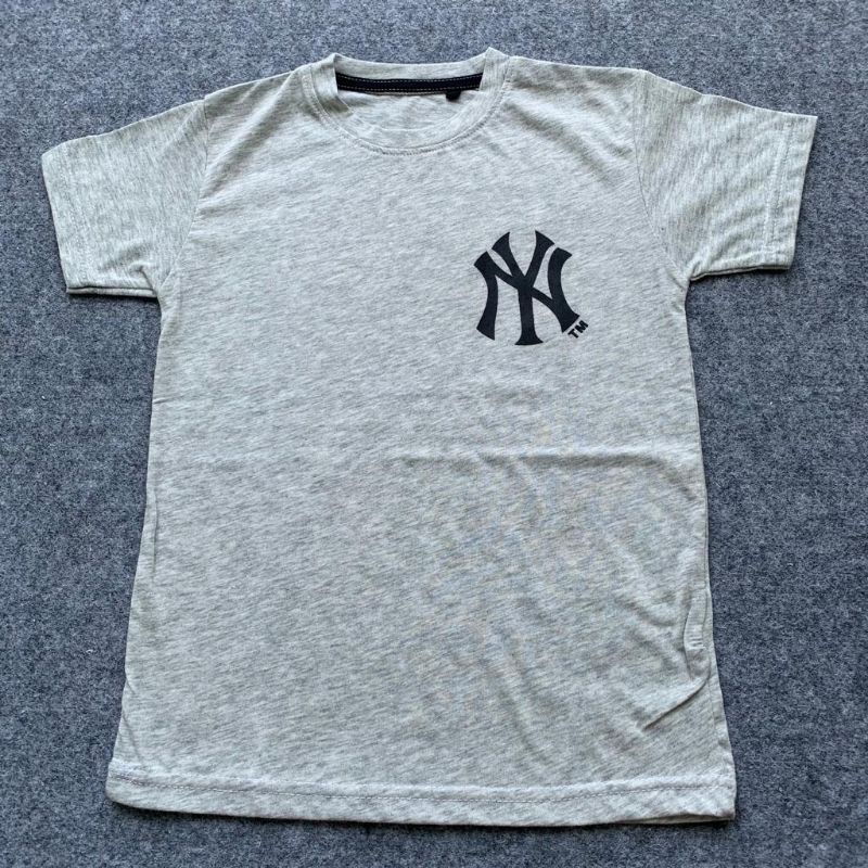 tshirt anak MLB abu