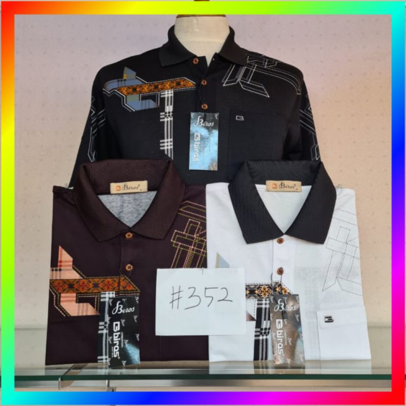 kaos biros 352 kaos strech lengan pendek