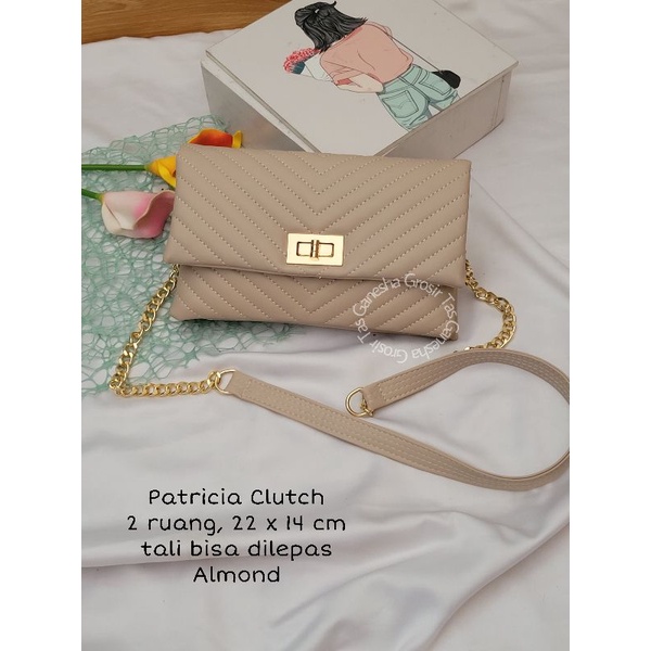 Patricia Clutch Wanita Bisa Selempang