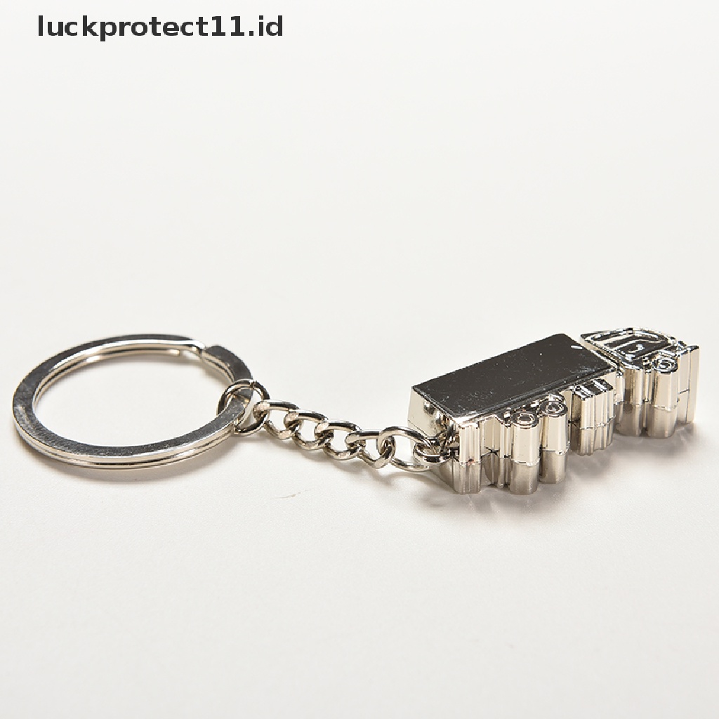 /Fashion Hot// Fashion// Truk Baru Keyring Simulasi Mini Logam Kunci Cincin Gantungan Kunci 3D Lucu Kreatif Hadiah.