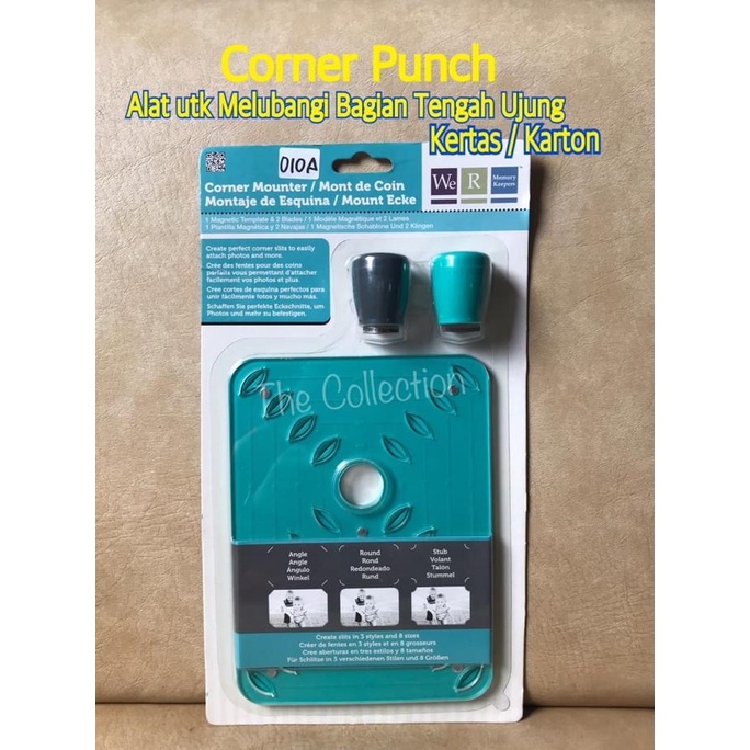 

CR4 Corner Mounter Punch Ujung Kertas Bingkai Foto Craft 71279 Scrapbo