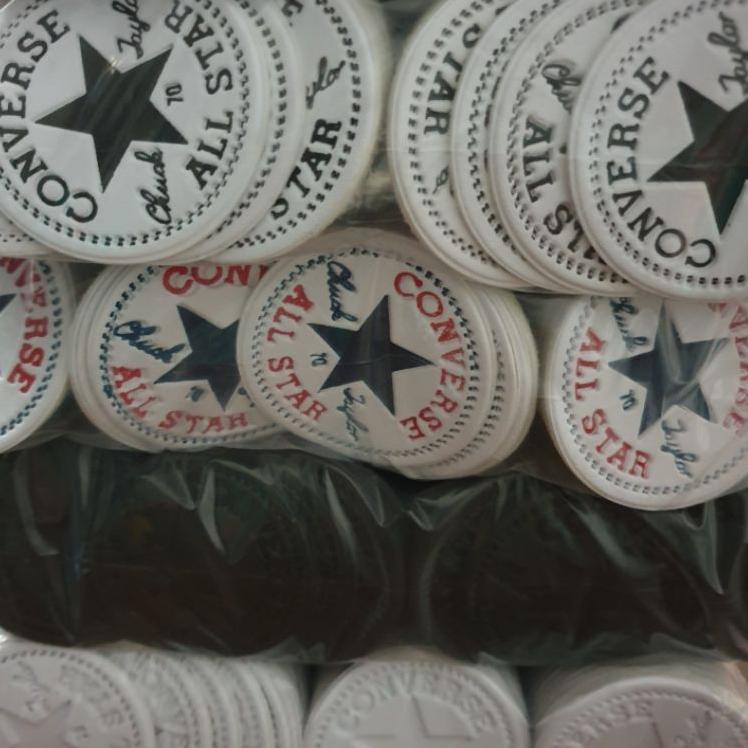 10 Pcs Logo Kulit Sintetis Sepatu Converse Vans "PRC.10De22ᵟ"