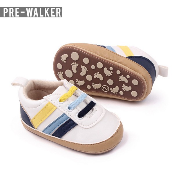 Sepatu Bayi Laki Laki Sol Karet Anti Slip - Prewalker Baby Boy S1269