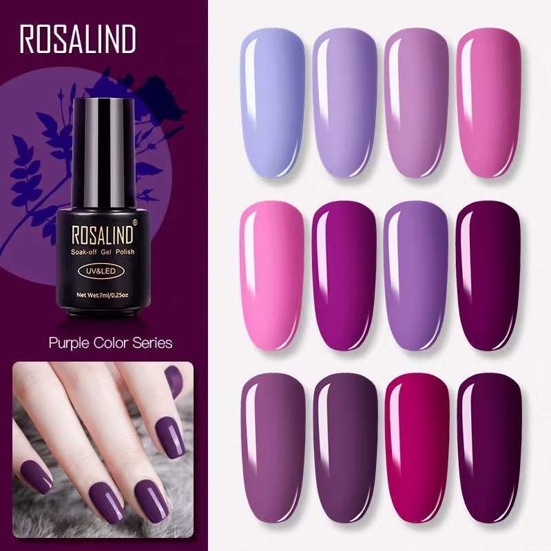 ROSALIND PURPLE 7ml purple series lilac rosalind color uv soak off gel polish kutek gel