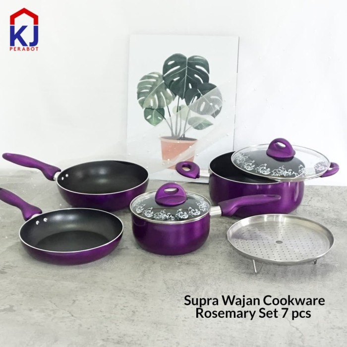 Wajan Cookware Supra Set 7Pcs #Original