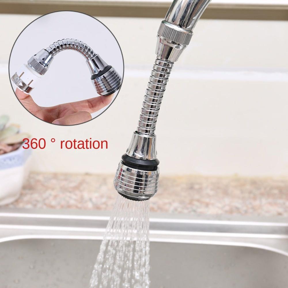 【 ELEGANT 】 Faucet Extender Creative 2mode Penyambung Keran Anti splash Bermanfaat Dipanjangkan Booster Spray Extender Bubbler