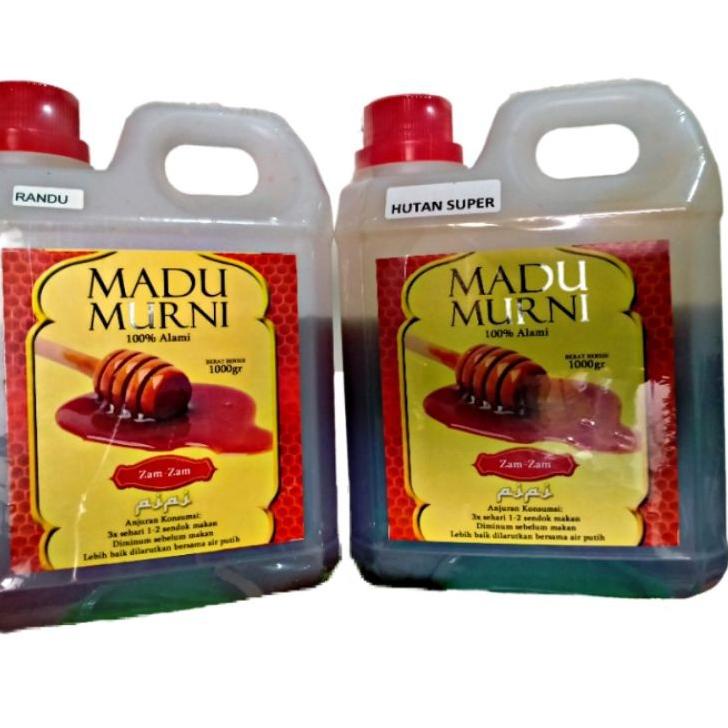 

(COD) Madu Murni Randu Hutan Super Merk Merek Zam ZamZam 1 satu kg kilo Produksi Qabilah Malang ら