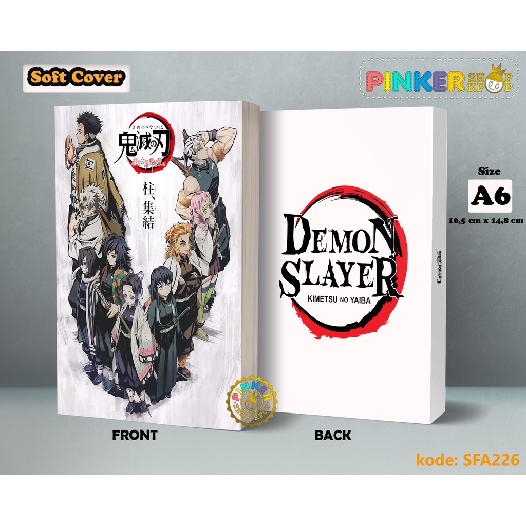 

(SFA226) Pocket Note Anime Demon Slayer Cover Softcover