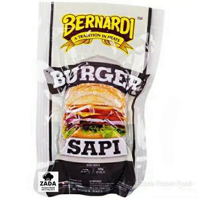 Bernardi Burger Sapi VC Slice 10 pcs