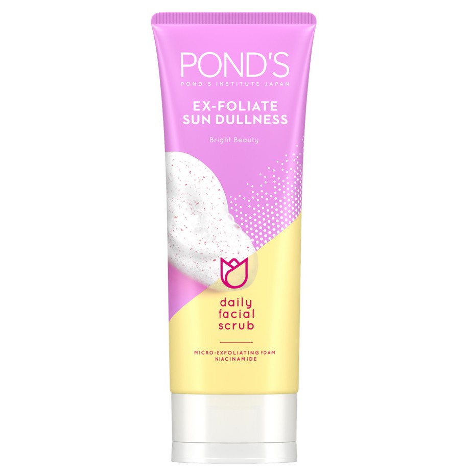 PONDS EX-FOLIATE SUN DULLNES DAILY FACIAL SCRUB 100GR -NJ