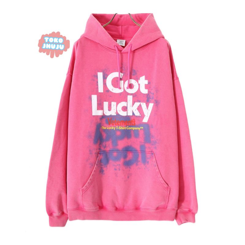 Hoodie Jumper Scoups Svt I Got Lucky ( Hanya Sablon Depan )