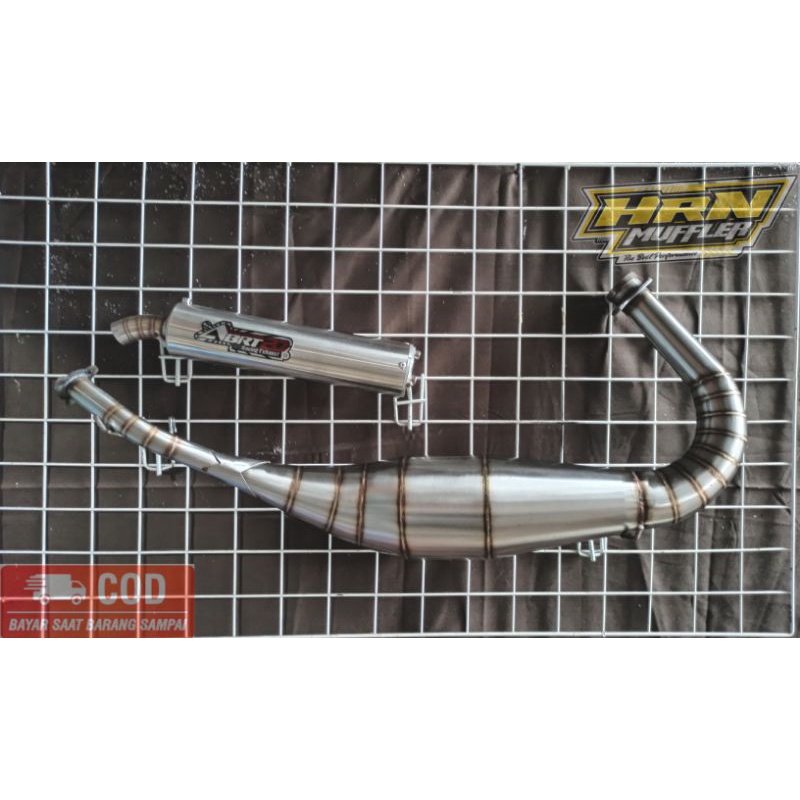 Ready Knalpot Racing Rx King ABRT20 Kolong Repsol Type PDK Wello Full Stainles PNP Rx King & Rx Spec