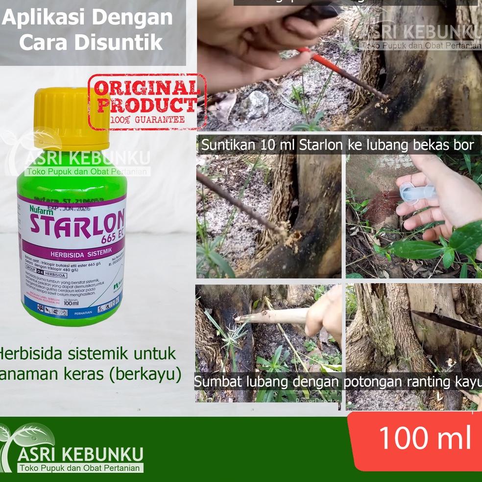 Jual Starlon 665 Ec 100 Ml Herbisida Untuk Mematikan Pohon Dan Semak