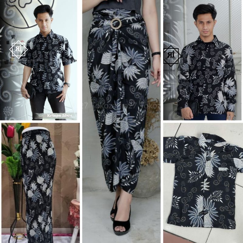 COUPLE BATIK / BATIK MODERN / SERAGAMAN BATIK KELAPA SILVER